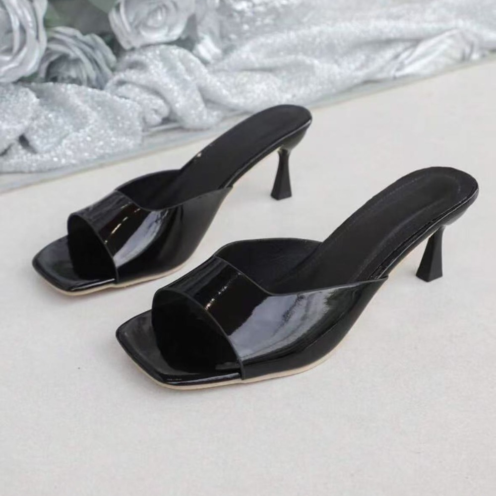 Women Formal Wear For Office - ファッションフィッシュマウススリッパサマーコンフォートドレスシューズセクシーオープントゥスティレットサンダルエレガントオフィスウィメンズハイヒール