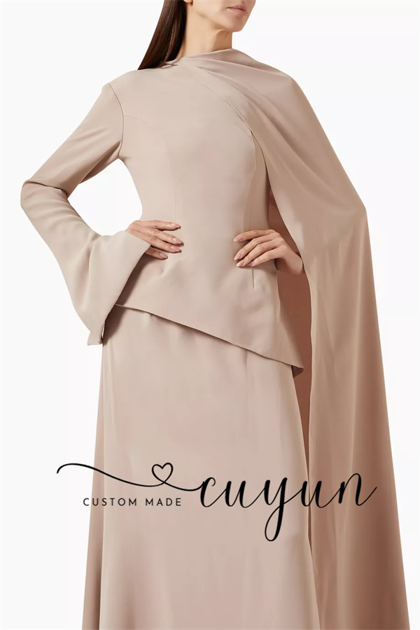 CUYUN カスタムメイド カーキ色 控えめな足首丈のプロム - Women'S Formal Wear For A Wedding Guest のレビューと価格