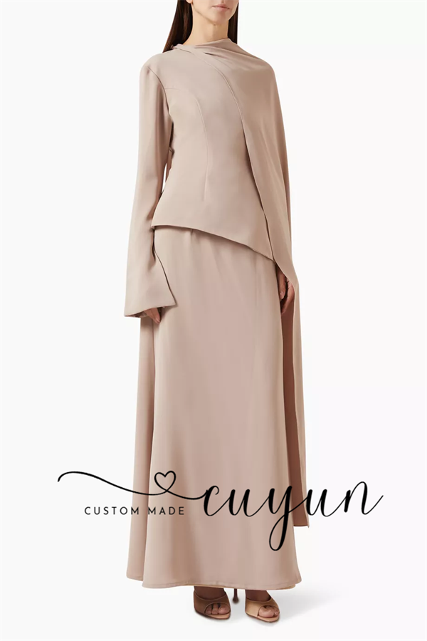 CUYUN カスタムメイド カーキ色 控えめな足首丈のプロム - Women'S Formal Wear For A Wedding Guest のレビューと価格