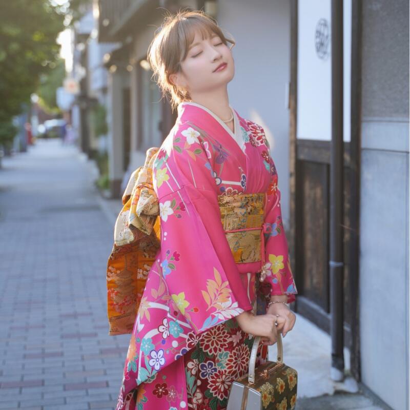 日本の伝統的な振動スリーブ着物、バーミツバの年次総会、フォー - Women Formal Wear For Meeting のレビューと価格