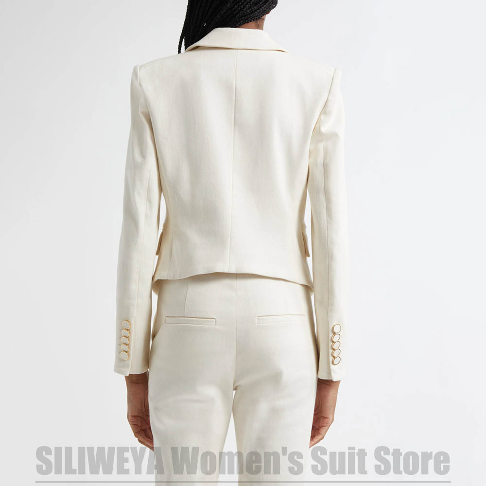 レディーススーツ 2ピース ファッション ダブルブレスト 無 - Women Formal Wear For Meeting のレビューと価格