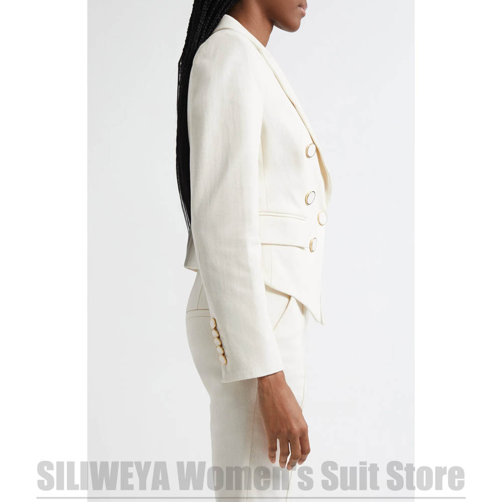 レディーススーツ 2ピース ファッション ダブルブレスト 無 - Women Formal Wear For Meeting のレビューと価格