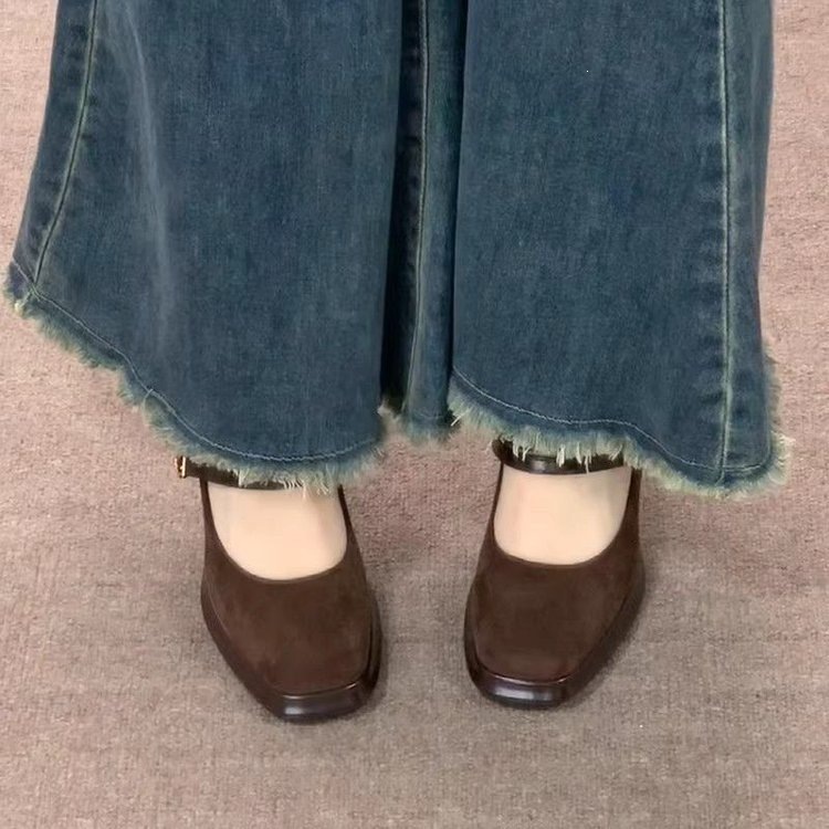 ヴィンテージ風厚底ハイヒール レディース メリージェーンシュ - Women Formal Wear For Office のレビューと価格