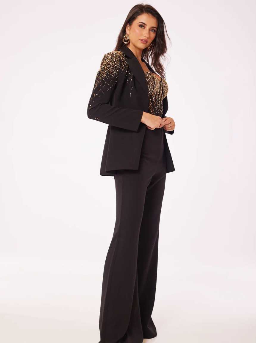 ユニークなデザインのレディーススーツ 2ピース ジャケット  - Women Formal Wear Designers のレビューと価格