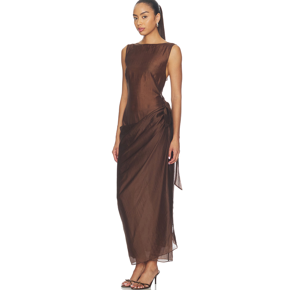 イブニングドレス オフショルダー ノースリーブ サイドシャー - Women'S Formal Wear For A Wedding Guest のレビューと価格