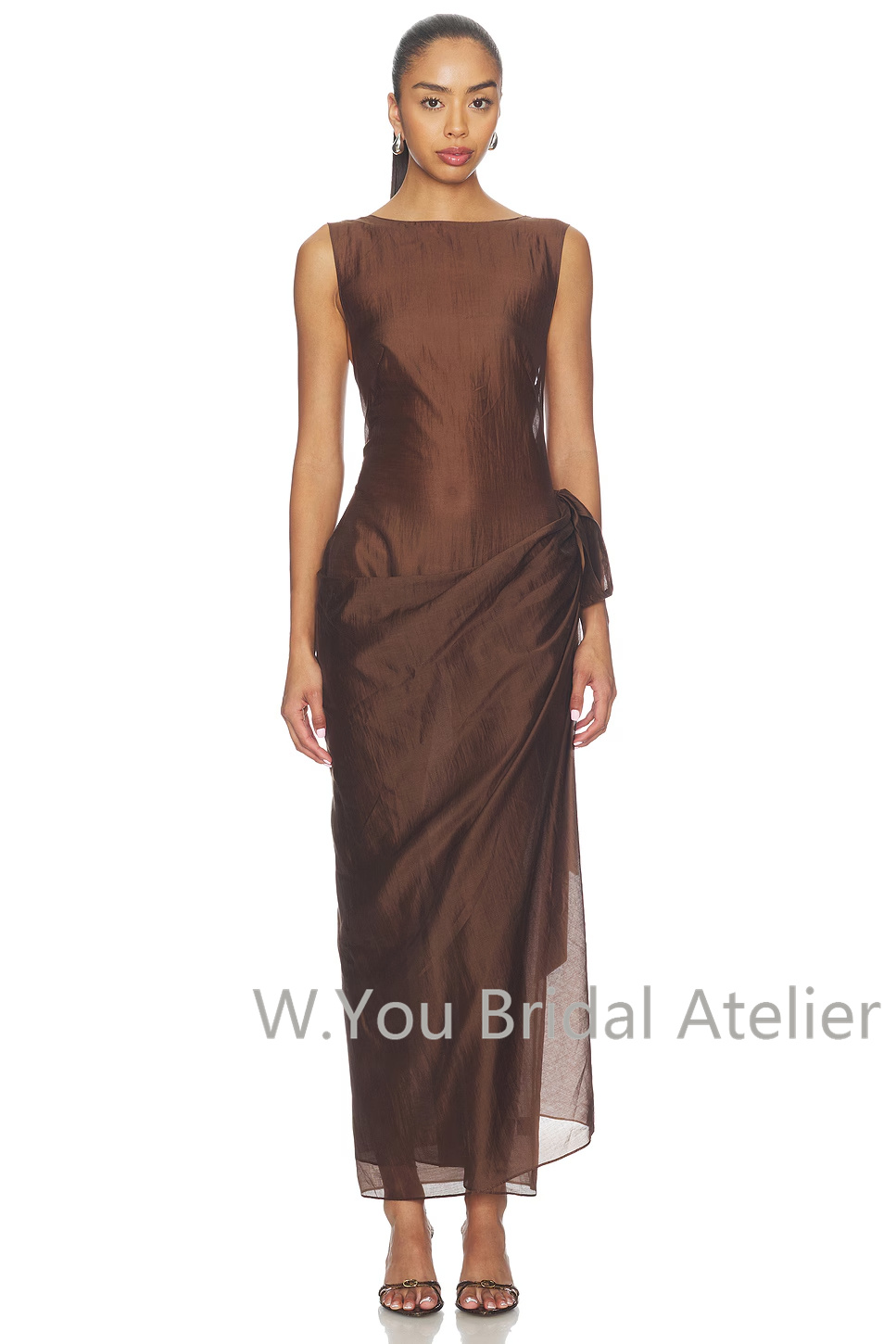 イブニングドレス オフショルダー ノースリーブ サイドシャー - Women'S Formal Wear For A Wedding Guest のレビューと価格