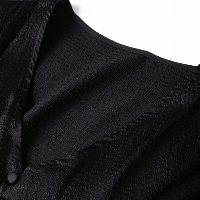 レディースシルクブラウス 93%桑絹 7%スパンデックス 1 - Silk Blouse Button のレビューと価格