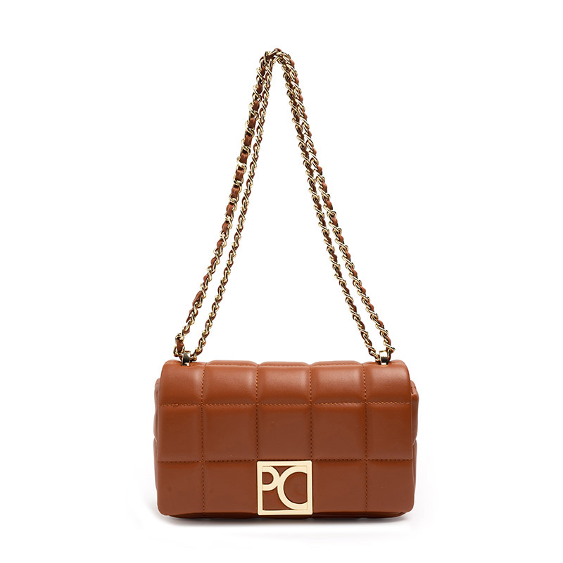 PG クロスボディバッグ女性用高級キルティングレザーハンドバ - Shoulder Bag Structured のレビューと価格