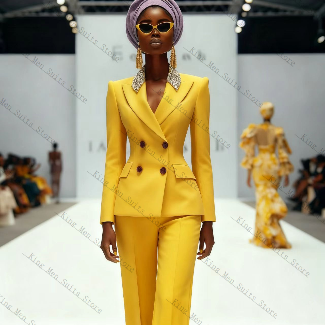 高級クリスタル女性スーツセット 2 個パールブレザー + パ - Women'S Formal Wear For A Wedding Guest のレビューと価格