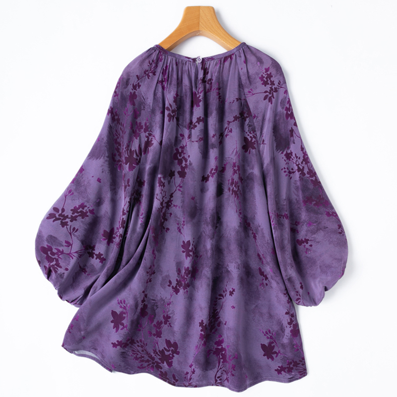レディースシルクブラウス 100% マルベリークレープシルク - Silk Blouse Button のレビューと価格