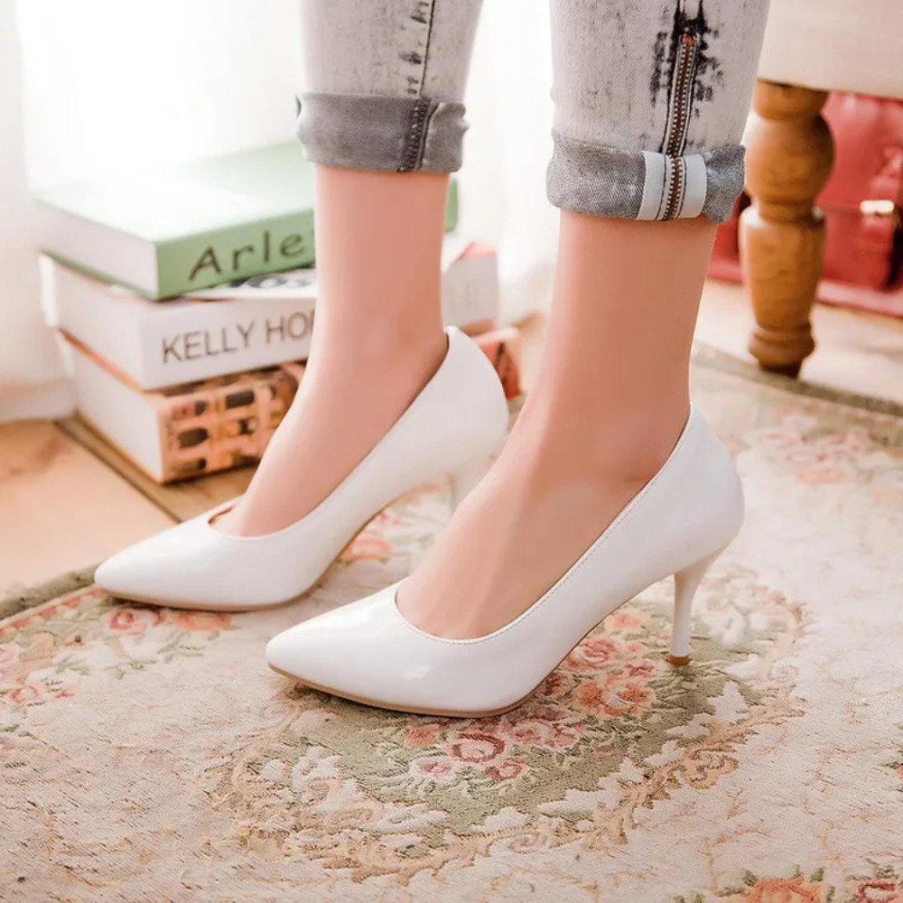 プラスビッグサイズ34-47靴女性2017新到着ウェディング - Women Formal Wear For Office のレビューと価格